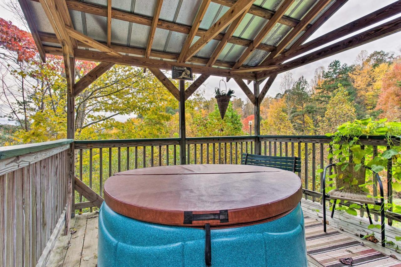 'Uncle Bunky'S' Bryson City Cabin With Hot Tub&Views Villa Exteriör bild